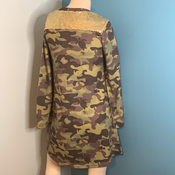 Simply southern camo and gold sequin dress - Picture 4 of 6